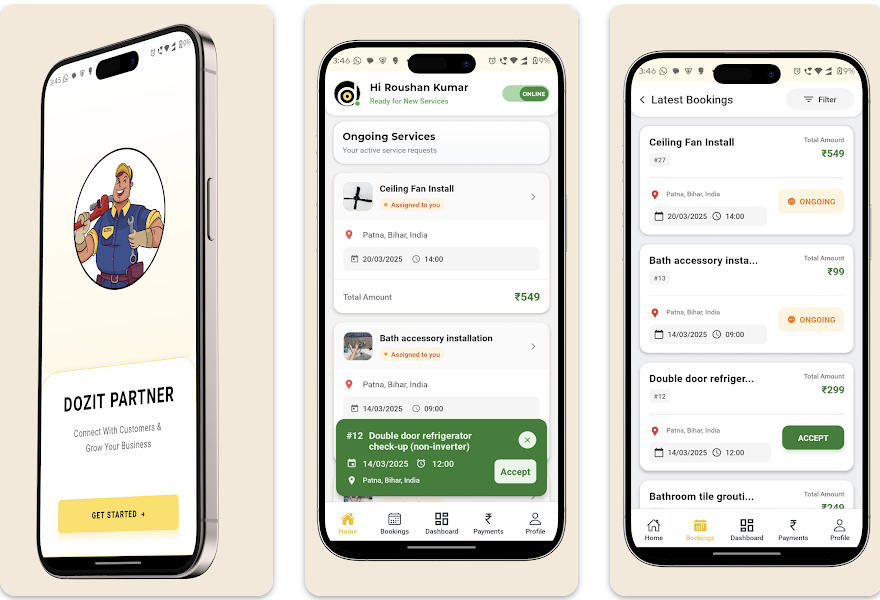 Dozit Partner App